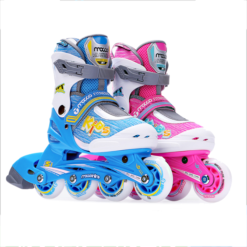Mega-gauge skates children beginners in baby skater female skater skater male professional pulley shoe suit