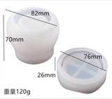 DIY DIY Crystal Point Point Cud Cup Lolding Boilling Box с силиконовым цементным зеркалом