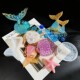 Duoduo Le handmade DIY glue mold ocean wind whale falling dolphin crystal paste starfish shell fish tail mold