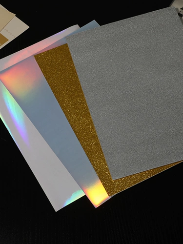 Duoduo Le ручной работы DIY клей лазерный поток бумаги пенька чехол для мобильного телефона маджонг фон наклейка водостойкая холодная пленка материал