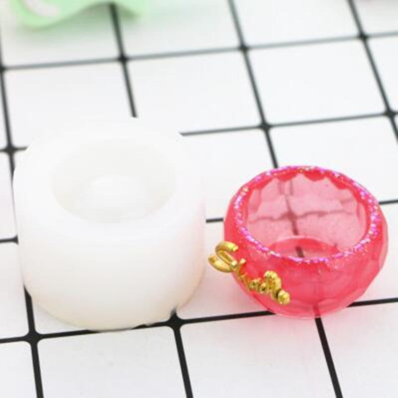 4Cm Small Bowl GrinderDoh-Dough  Handicraft workshop Hexagons storage box Crystal Glue  mould Mirror manual Swing table Plum blossom love square circular