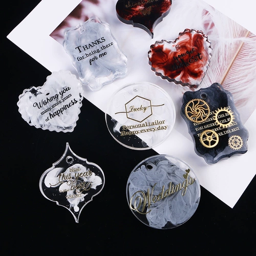 Глина ручной работы кристалл AB смола клей благословение слова английские наклейки украшения санскрит пять элементов наклейки