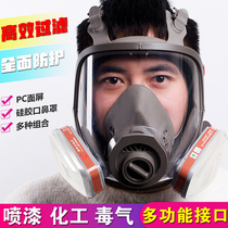  Gas mask full cover spray paint Pesticide chemical formaldehyde gas 6800 full face gas and dust mask