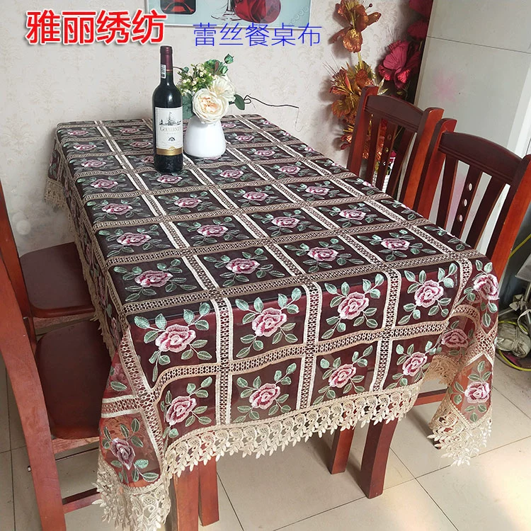 Sản phẩm mới 2018 khăn trải bàn hình chữ nhật bàn ăn vải vải bàn cà phê vải tủ TV khăn tủ lạnh đầu giường khăn trải bàn - TV
