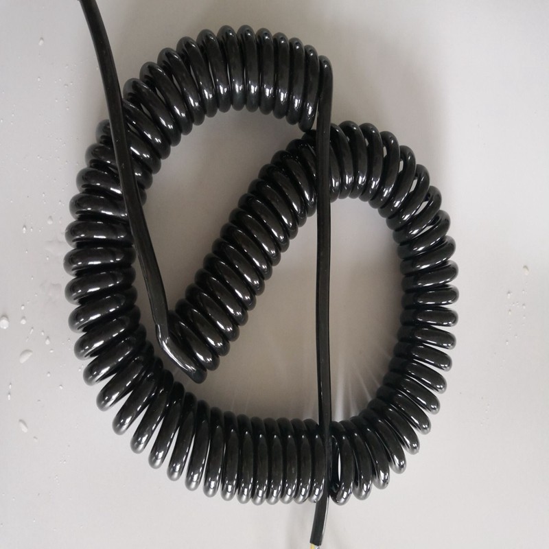 GB spiral cable spring wire 2 core 3 core 0.5 square OD5.0 stretch 1 2 3 4 5 8 10 15 meters