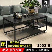 Kung Fu coffee table 1 3 1 2 meters modern minimalist with automatic intelligent pumping tea art stove office household long table