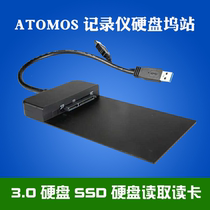 ATOMOS Achild Wood recorder Hard Disk Station Applicable to NINJA V shogun7 SSD Hard Disk Reader
