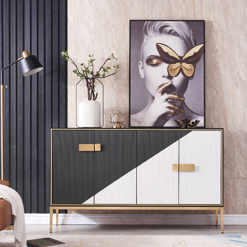 Light luxury simplicity closet in the lounge locker decorated the cabinet after modern simple aisle cabinet