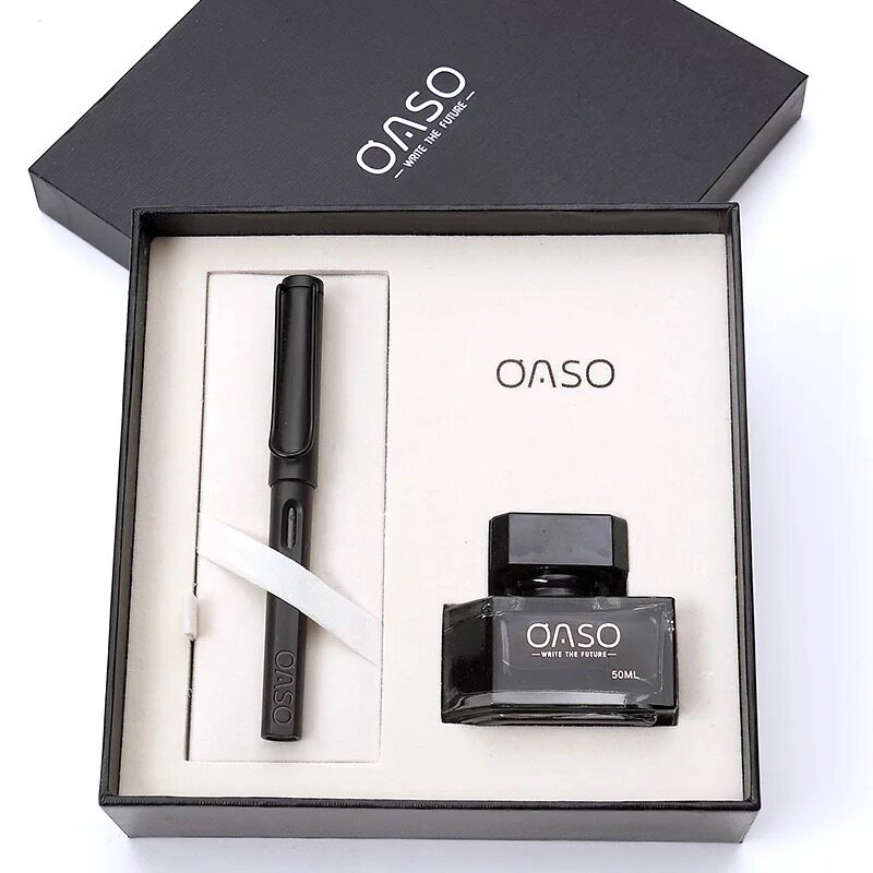 OASO YouShang pen T007 Men's business office students use a practice word for gift box ink set
