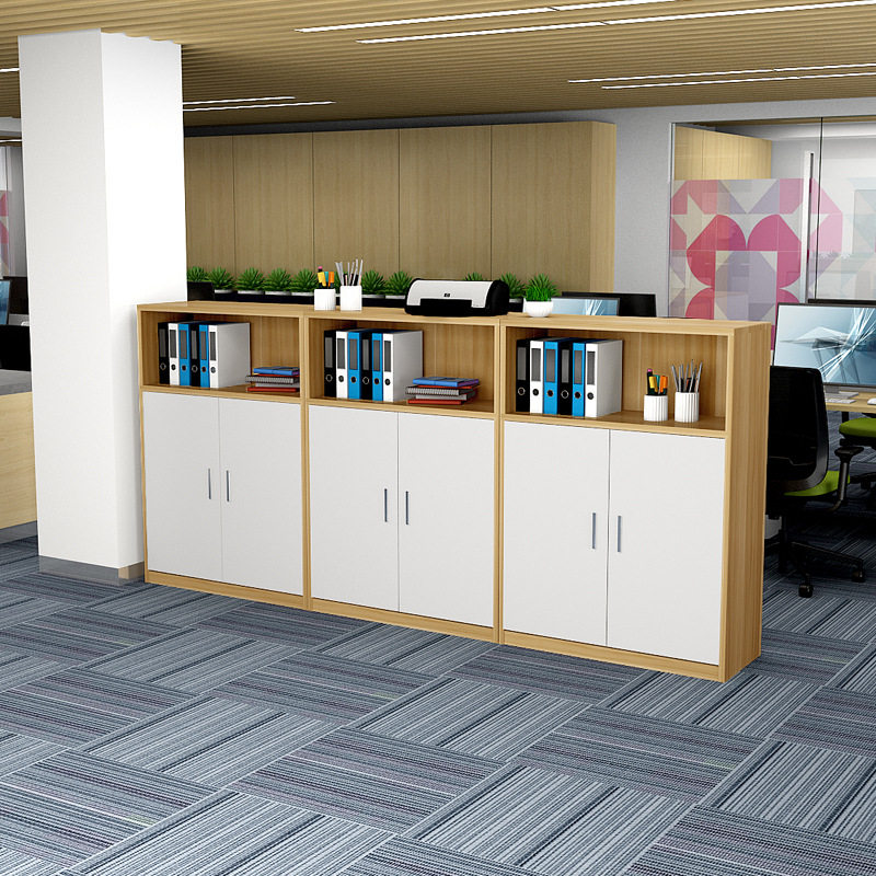Office furniture simple modern partition side cabinet low cabinet storage storage information file cabinet custom office cabinet