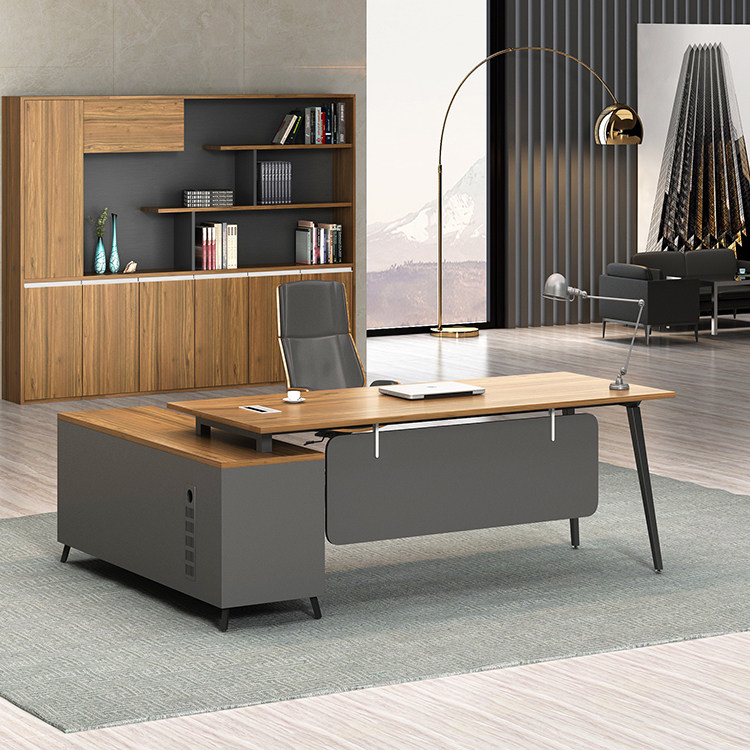 Office furniture company boss manager desk single desk chair combination simple modern fashion table