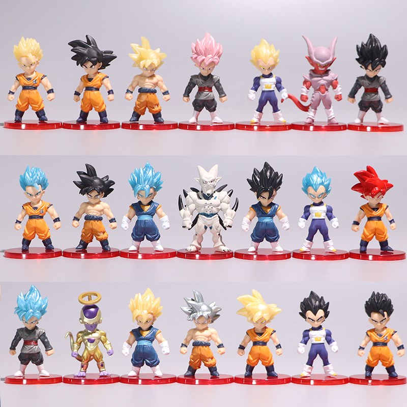 7 Dragon Ball Model Full Buo Sun Wuxu Epiphany Enlightenment of Giugi Tower Super Syracuse Pendulum Pieces of Gift Puppet Models