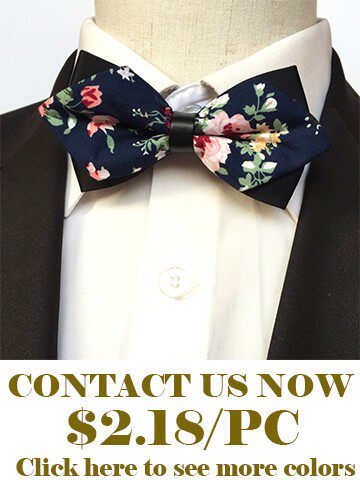 Flower bow ties for men