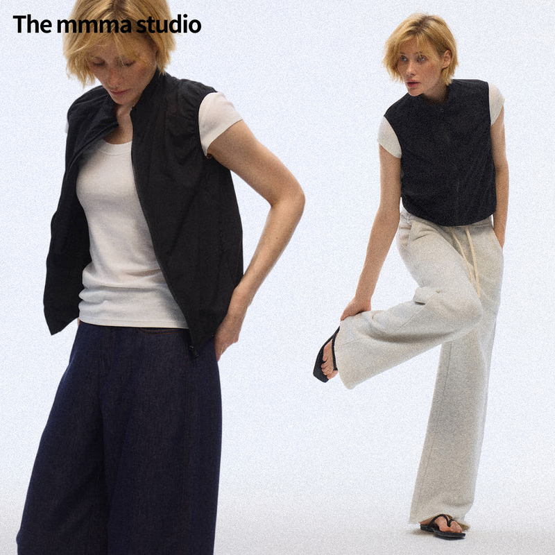 The Mmma* Classic Old Money Sports Outdoor Shoulder-Length Cycling Jacket Vest
