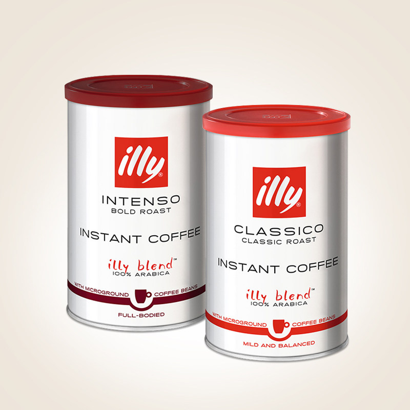 illy coffee canned medium baking cilanols flavour Arabbiga freeze-dried coffee instant hand sprind coffee