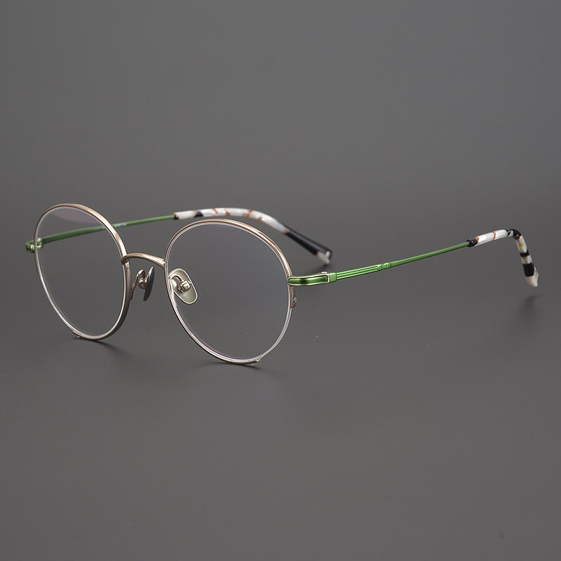 Japan Original Juku Candy Accessories Color Sky Blue Teenage Girl Hearts Full Frame Glasses glasses Adorable Pure Titanium Nearsightedness Glasses Tide-Taobao