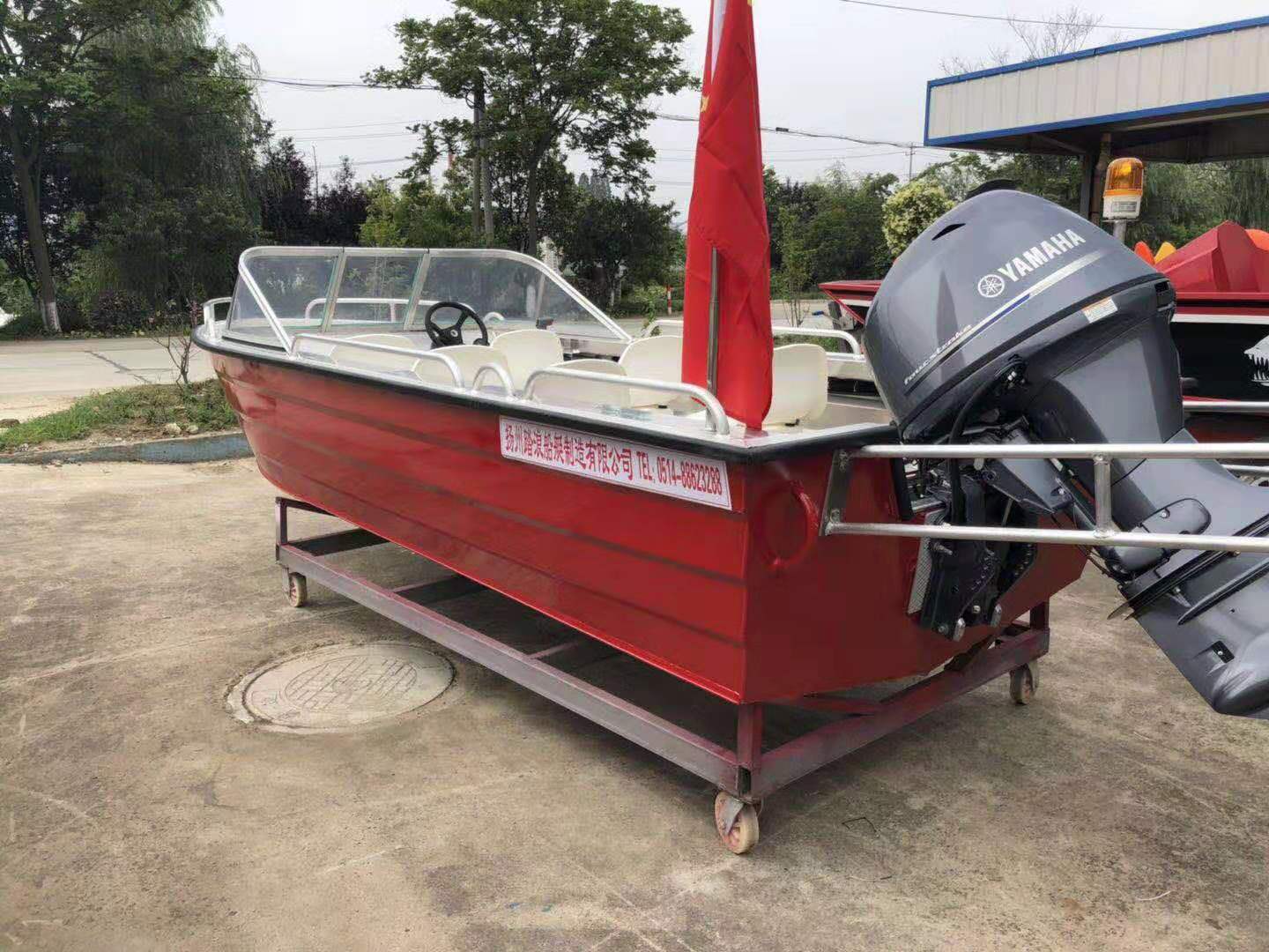 Aluminium boat fishing boat Lutheran boats full aluminum alloy Yacht Charter boat Rowing Boat rowing boat rowing boat working boat