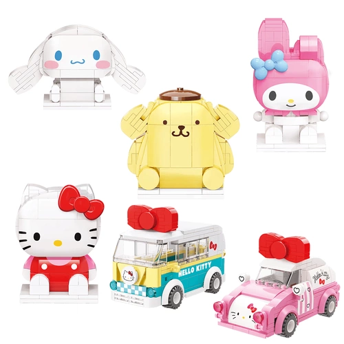 Sanrio, фигурка, рождественский детский конструктор, подарок на день рождения