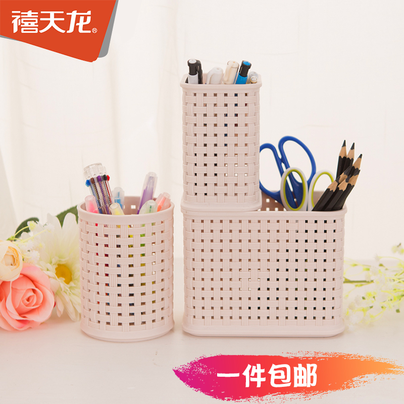 Jubilee dragon imitation vine choreography containing small basket desktop office finishing box cosmetic jewelry storage basket hollowed-out pen holder
