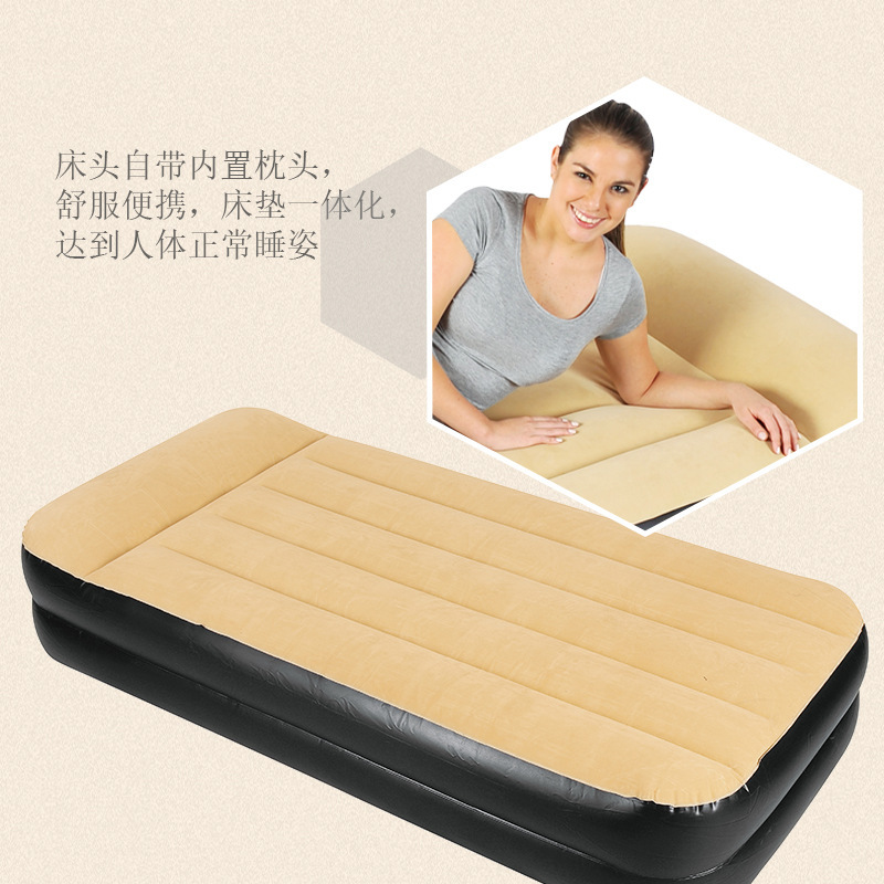Direct sales charging bed outdoor portable enlarge double layer plus high air cushion bed linen double lunch break simple thickened domestic