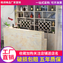 Restaurant cashier counter restaurant bar wine cabinet combination dining front desk desk simple modern cashier