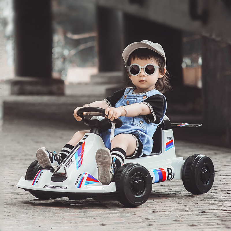 Ameito kart children's electric car four-wheel remote control new boy and girl baby toy can sit people