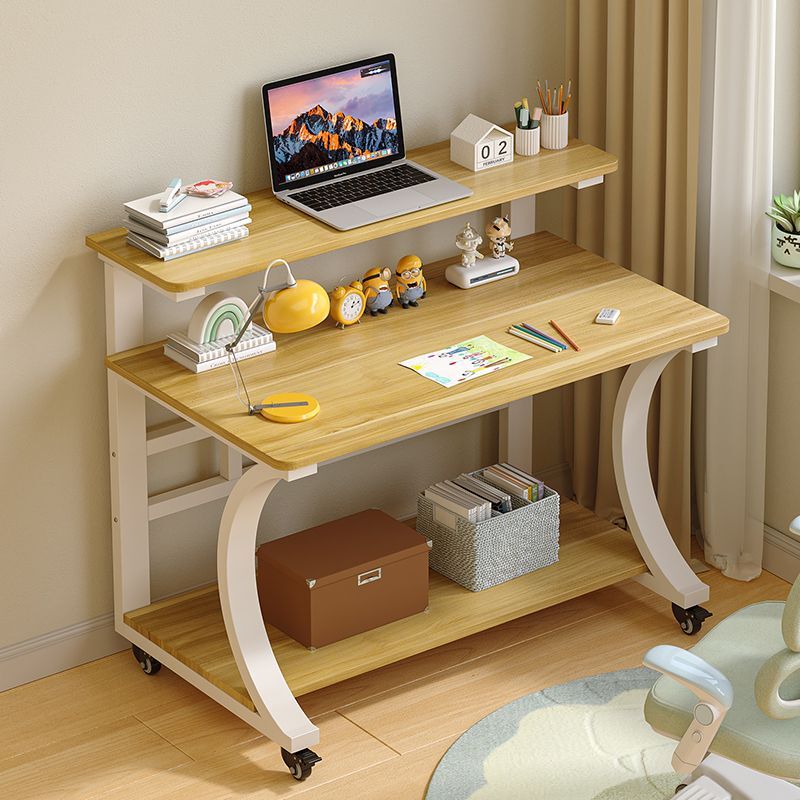 Computer Table Small Apartment Home Desktop Bedroom Desk Table Simple Study Table Removable Multi-Layer Computer Table