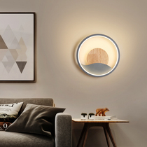 Modern minimalist creative bedroom bedside led wall lamp living room corridor aisle lamp warm sun table lamp stairwell lamp