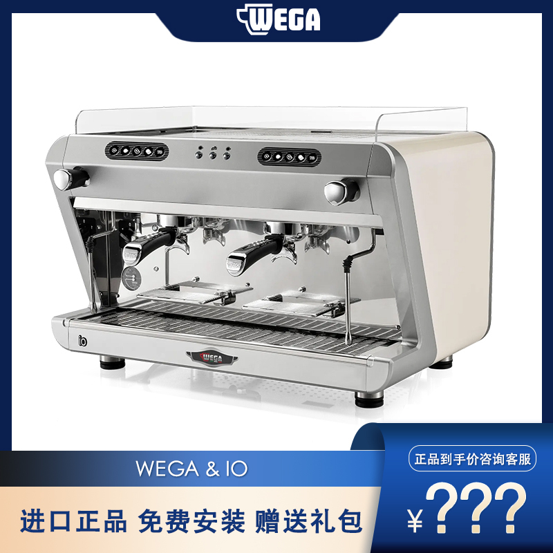 Wegaio Double-Head Semi-Automatic Espresso Machine Imported from Italy Commercial Large-Capacity Catering Coffee Machine