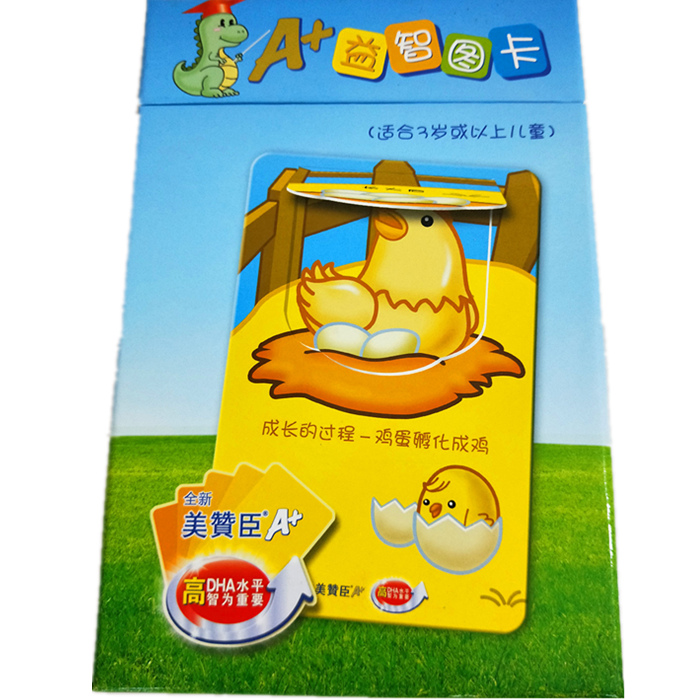 Clear goods young children early education baby picture literacy card 1-3 years old pre-school enlightenment cognitive educational toy