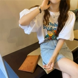 Летняя сексуальная ретро футболка с коротким рукавом, французский ретро стиль, рукава фонарики