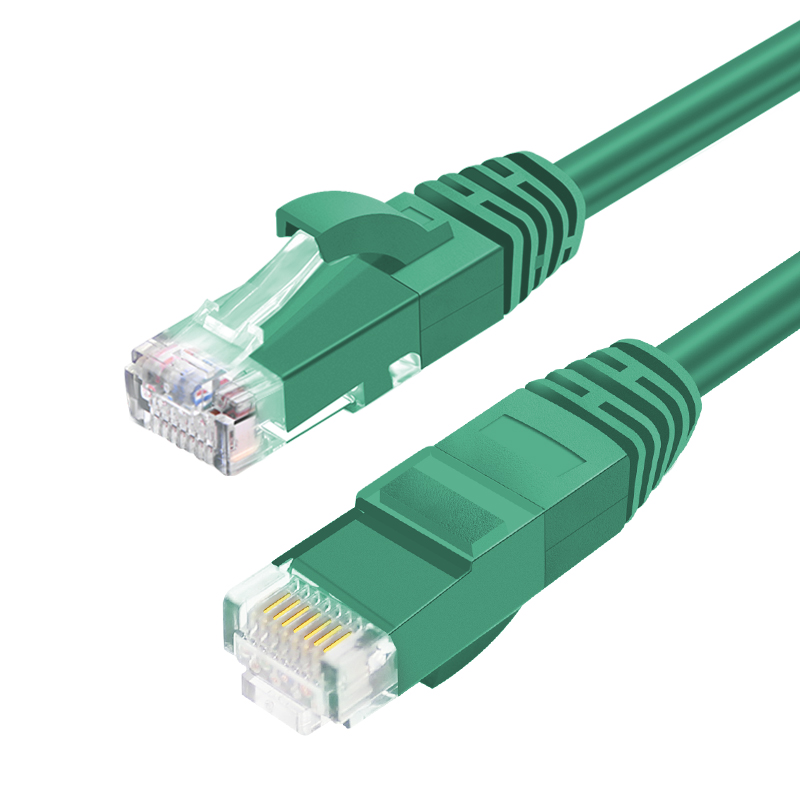 BELNET super six network cable pure copper gigabit network line high-speed stable cat6 jumper finished network line 2 meters green