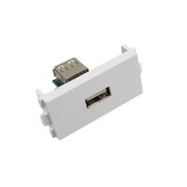 2 0 USB solder-free module USB socket Solder-free USB wall plug USB module Combined type 86 panel