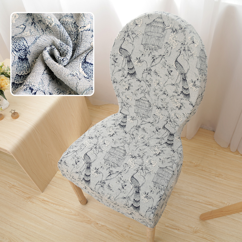 Four seasons universal elastic chair cover non-slip chair cover office household stool cover pattern simple color optional