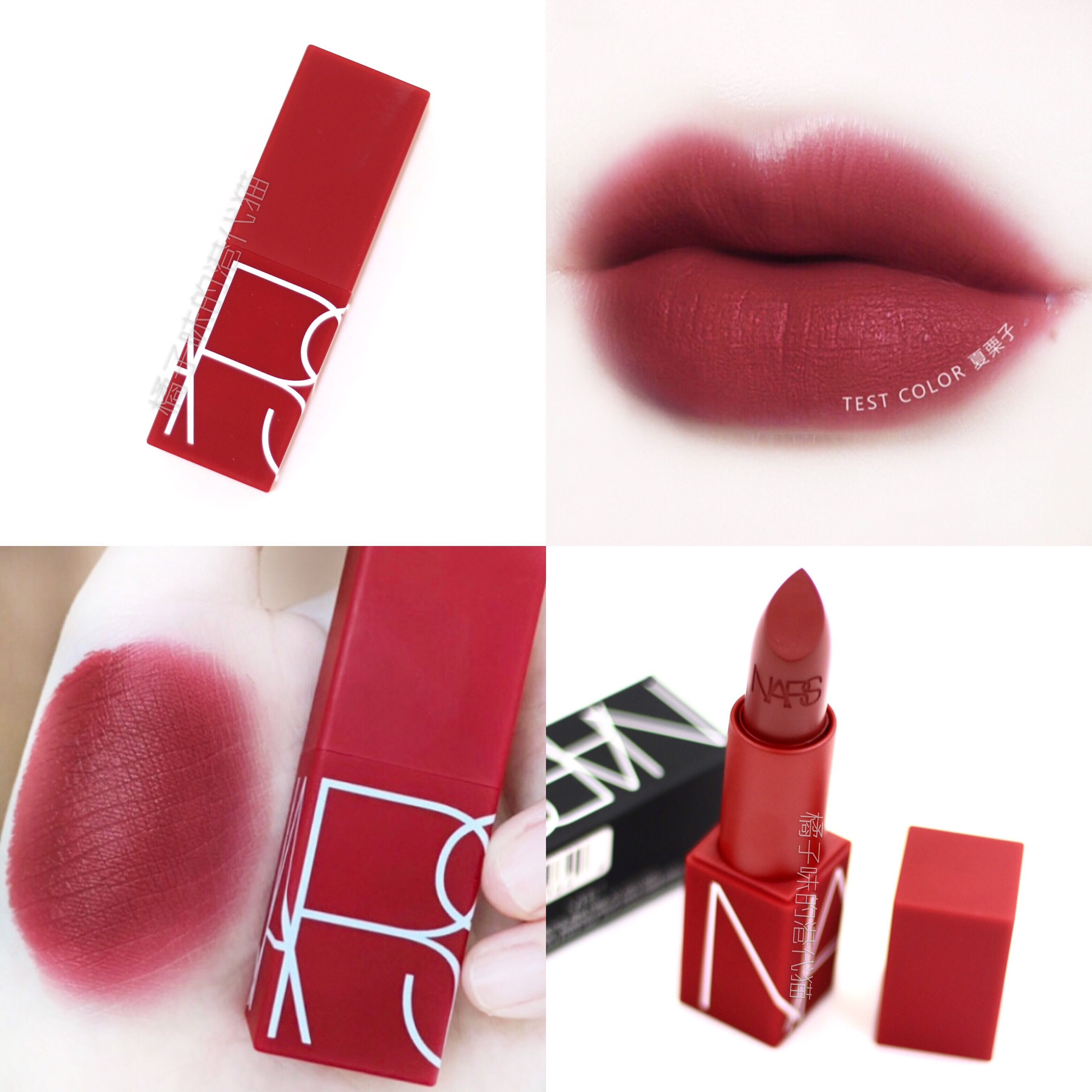 Nars 25th Anniversary Limited Red Tube Lipstick Son môi shanghai express 2964 morocco mona - Son môi son black rouge ver 6