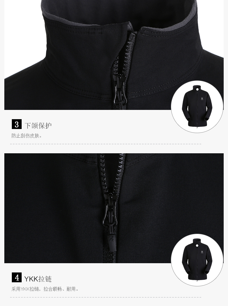 Air-Permeable Match Stick Outdoor Mens Water-Proof Wind-Proof Haglofs Moisture-Conductive Comfortable Soft-Shell Jacket