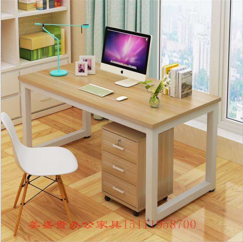 Chongqing Office Furniture Steel Frame Computer Desk Desk Desk Desk Desk and Desk Combination