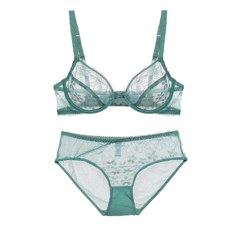 [USD 150.66] DK French sexy bra hot back thin transparent lace