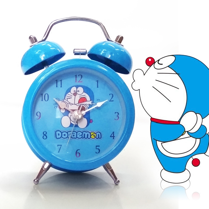 Tinkling cat Doraemon Dream Alarm Clock Creative Student Night Bed Ultra-ringing Children Cartoon Alarm Clock