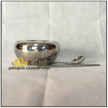 Ju Buddha Pavilion Buddhist tools Taiwan stainless steel measuring device bowl (with bowl bag)