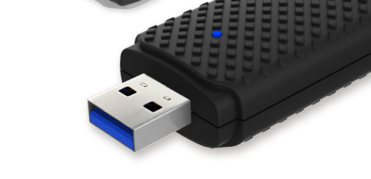 Адаптер USB edup大功率带底座双频1200m无线网卡台式电脑3.0usb无线射接收器