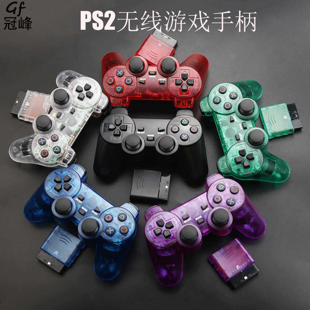 Подходит для беспроводного игрового контроллера PS2 2.4G, контроллера двойной вибрации PS2, беспроводного игрового контроллера PS2