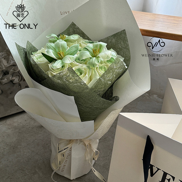 Imported silk paper and tissue paper lined with Weiyi