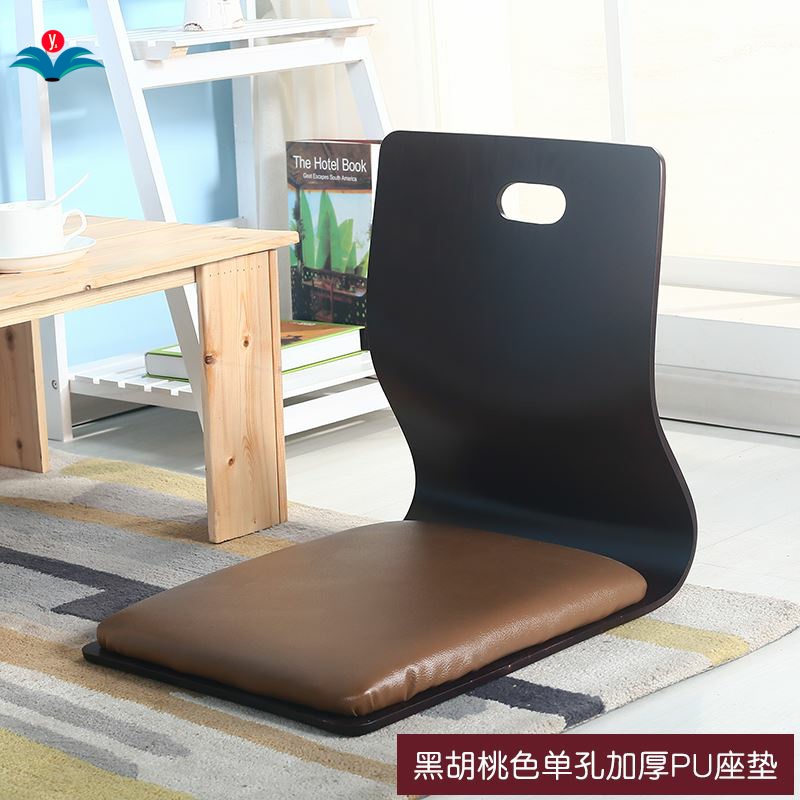 Tea club stool Bench Japanese Japanese room chair Vertical striped windowsill Bedroom bed chair Bed seat College student carpet pu