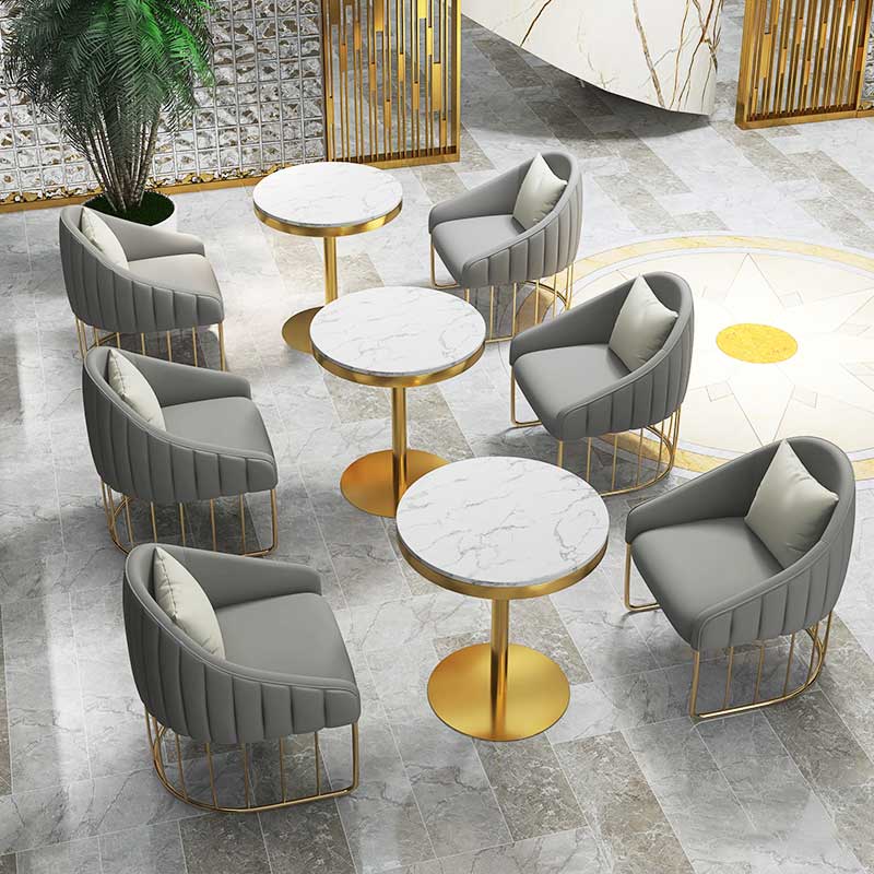 Nordic office sofa coffee table combination set office sofa reception area simple modern business reception sofa