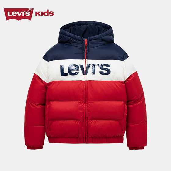 Levis Levis children's clothing boys' cotton clothing children's 2023 new winter thickened coat foreign style cotton clothing women