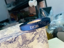 Spot D boutique mens ribbon hide blue and silver