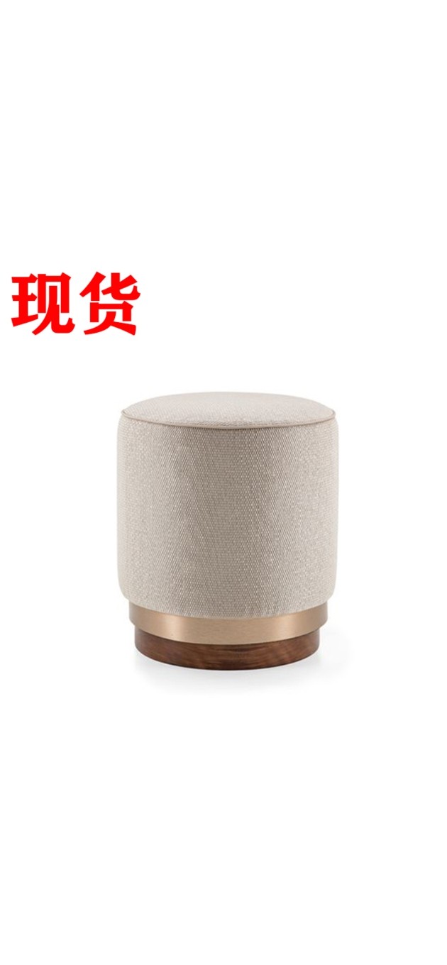 Stool Cloth Art Light Extravagant leather Sofa Stool Square Bench Living-room Tea Table short stool Home Sitting Pier Swap Shoes stool Round Stool Spot-Taobao