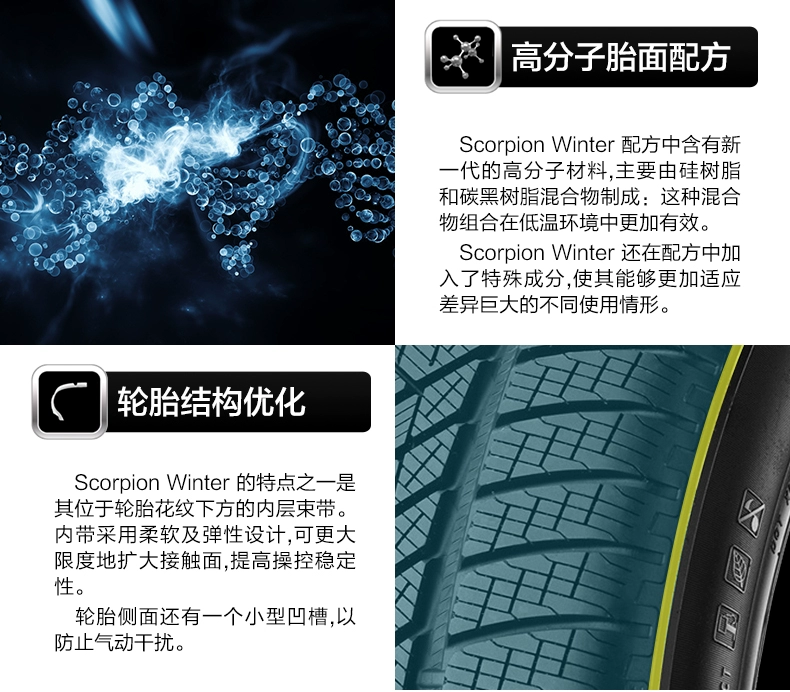 Lốp xe mùa đông tuyết Pirelli 255 / 50R20 109H S-WNT AO XL - Lốp xe