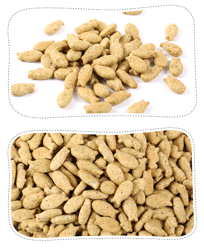 Mèo nghịch ngợm ăn nhẹ trà xanh catnip để tóc bóng mèo bánh quy 80g * 4 mèo ăn nhẹ bánh quy cá nhỏ vào mèo con - Đồ ăn nhẹ cho mèo Review các loại hạt cho mèo